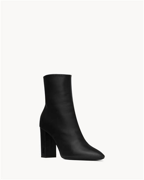 ysl lou booties|SAINT LAURENT Lou leather ankle boots .